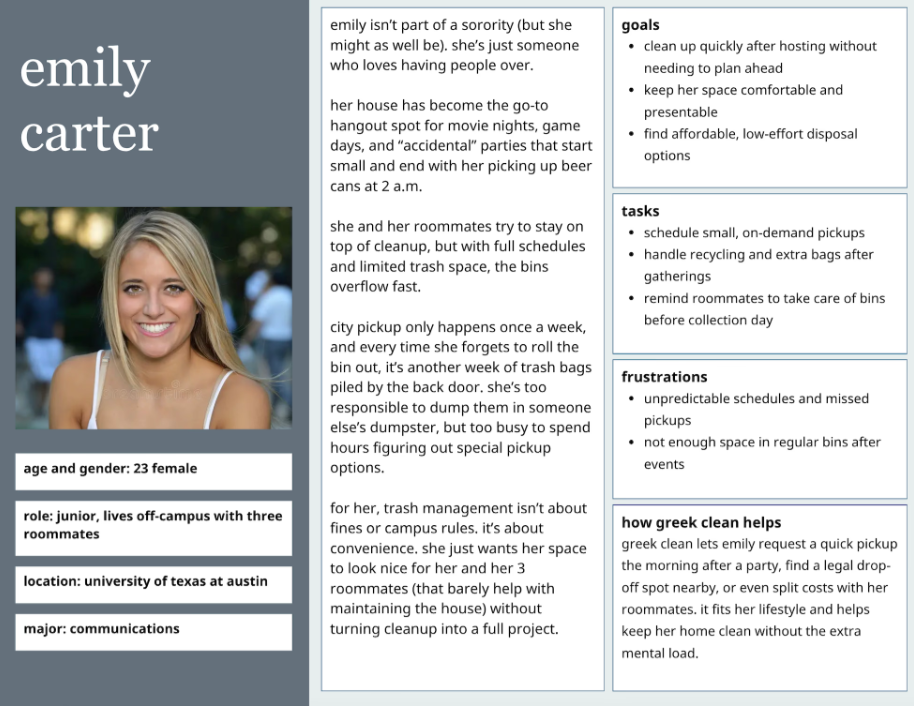 Persona 1 — the event organizer